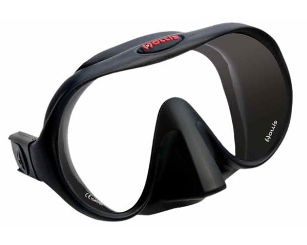 Black diving mask hollis M1