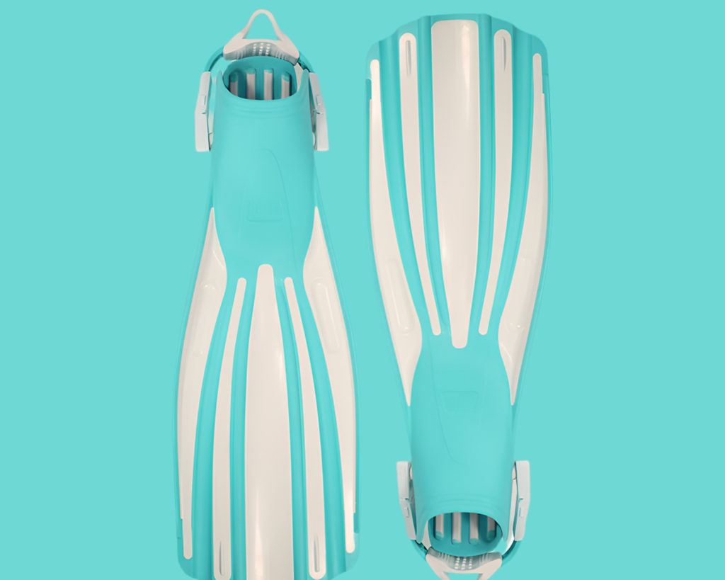 Rech Fins Fourth Element Aqua White