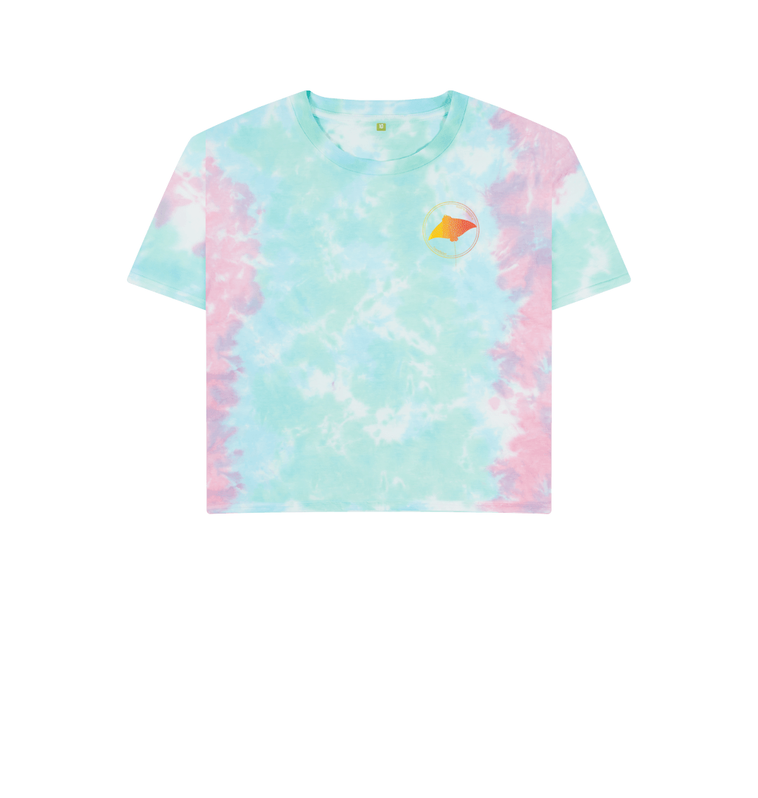 Pastel Tie Dye Printed T-shirt Front