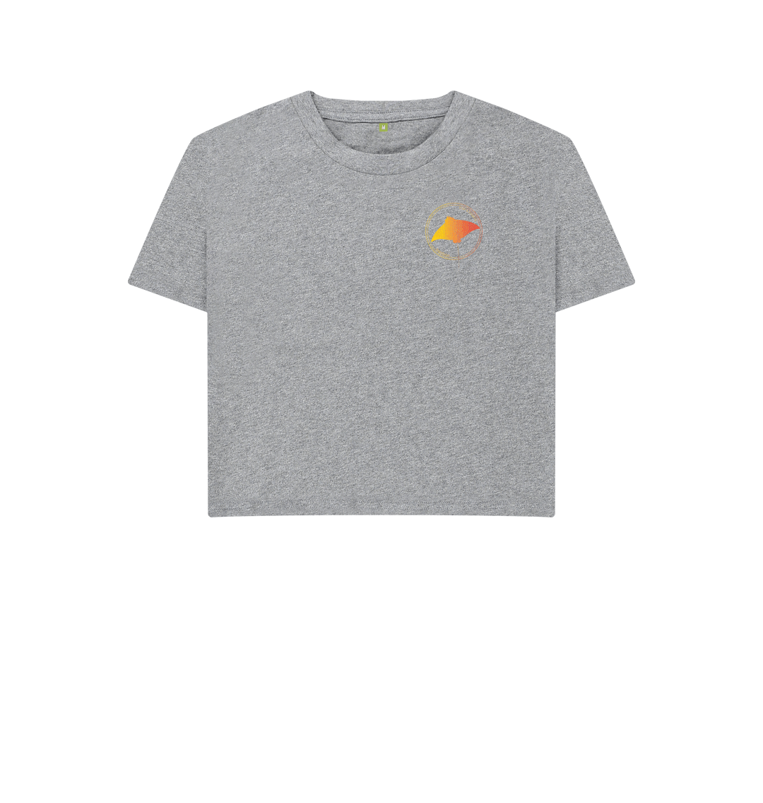 Athletic Grey Printed T-shirt Front