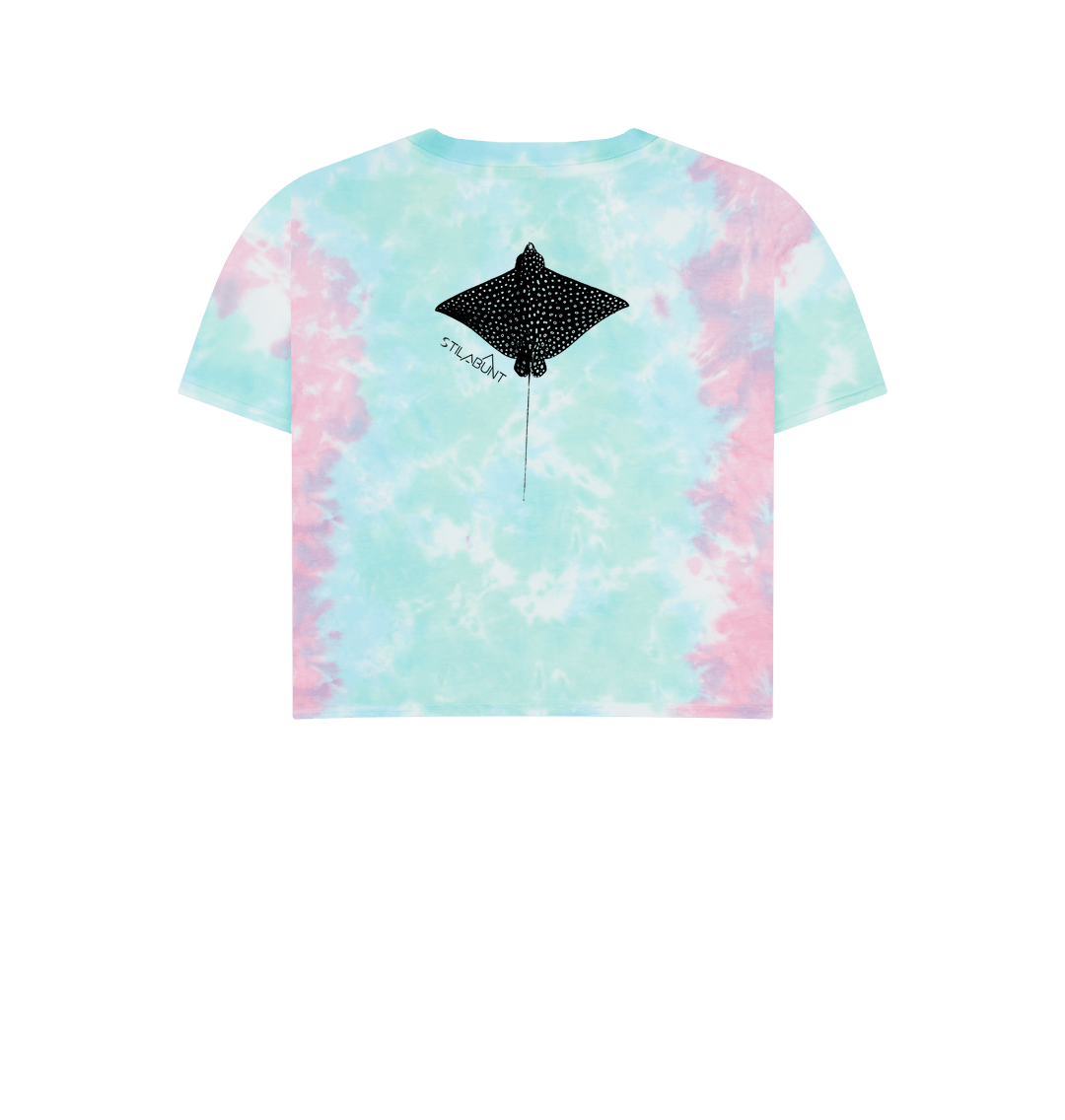 Pastel Tie Dye Printed T-shirt Back