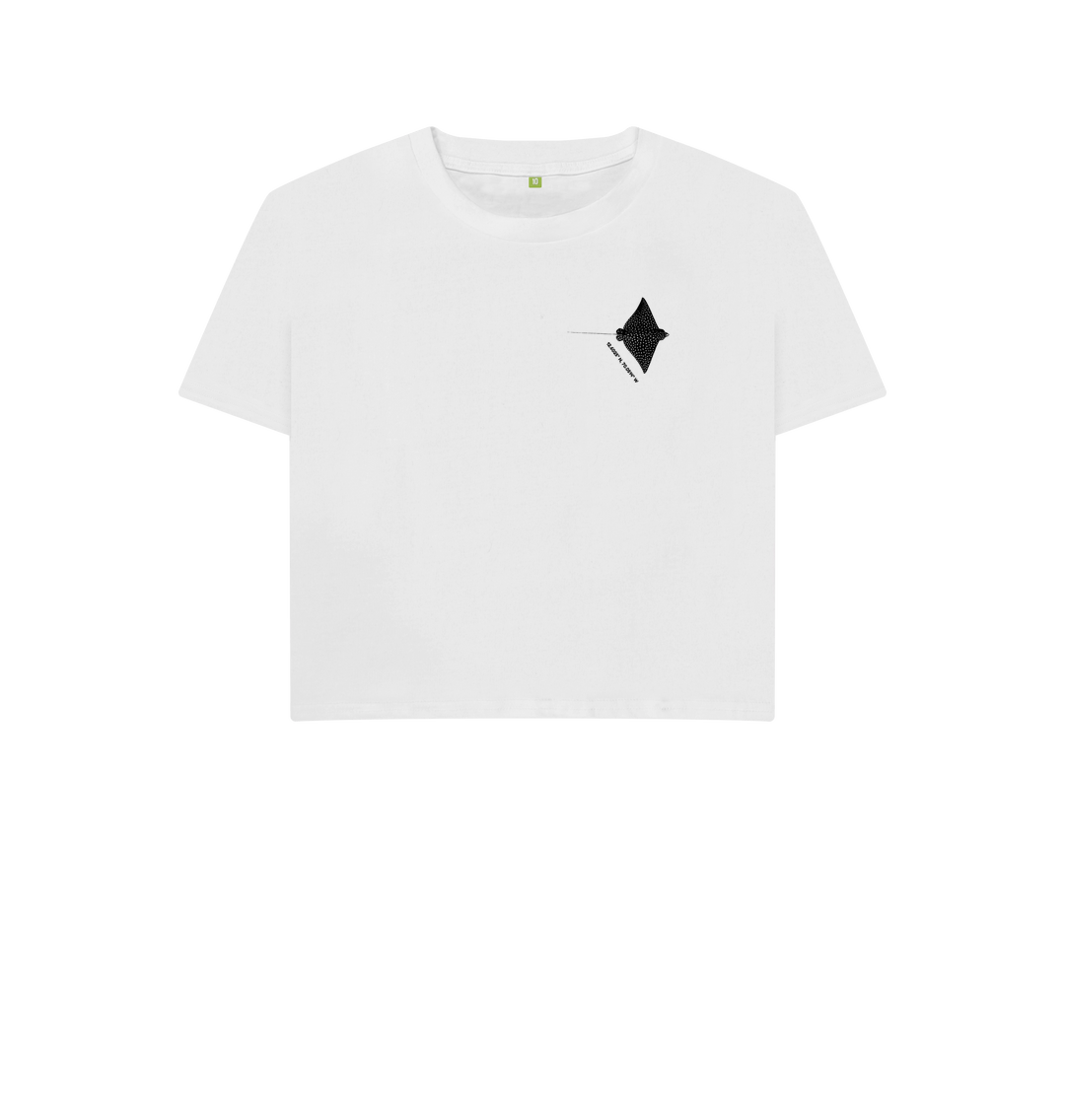 White Printed T-shirt Front