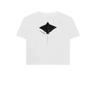 White Printed T-shirt Back